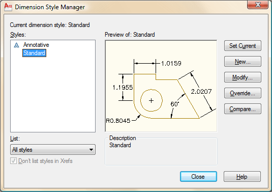 DDIM Dialog box